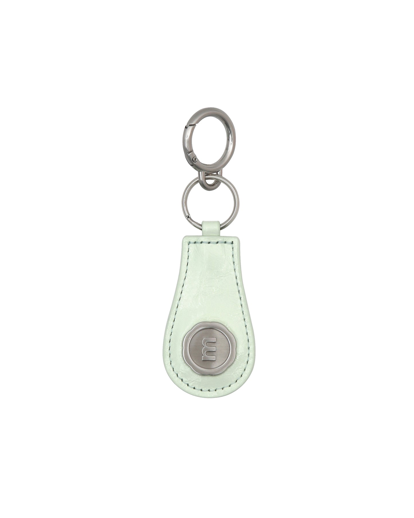 M Silver Logo Keyring
