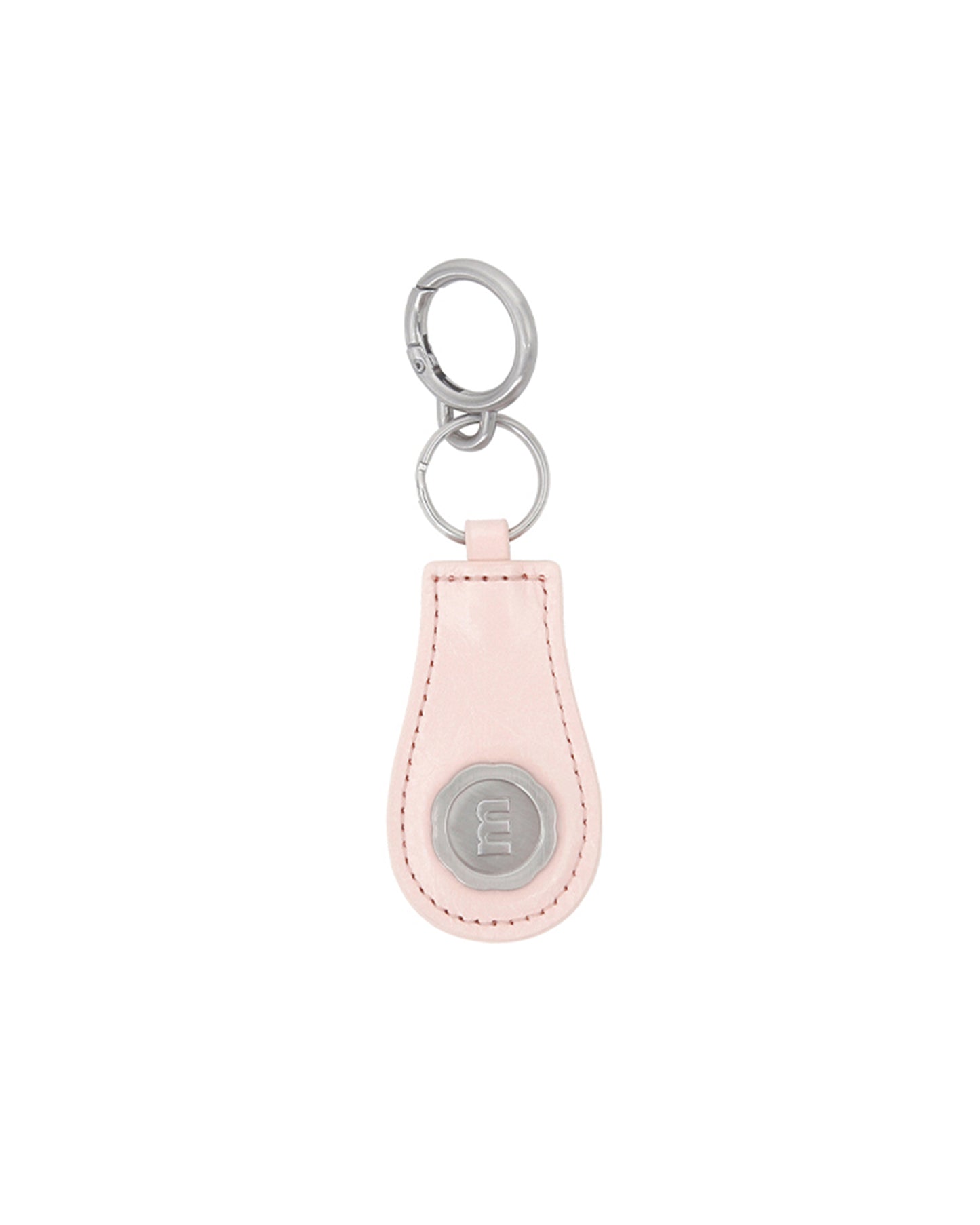 M Silver Logo Keyring
