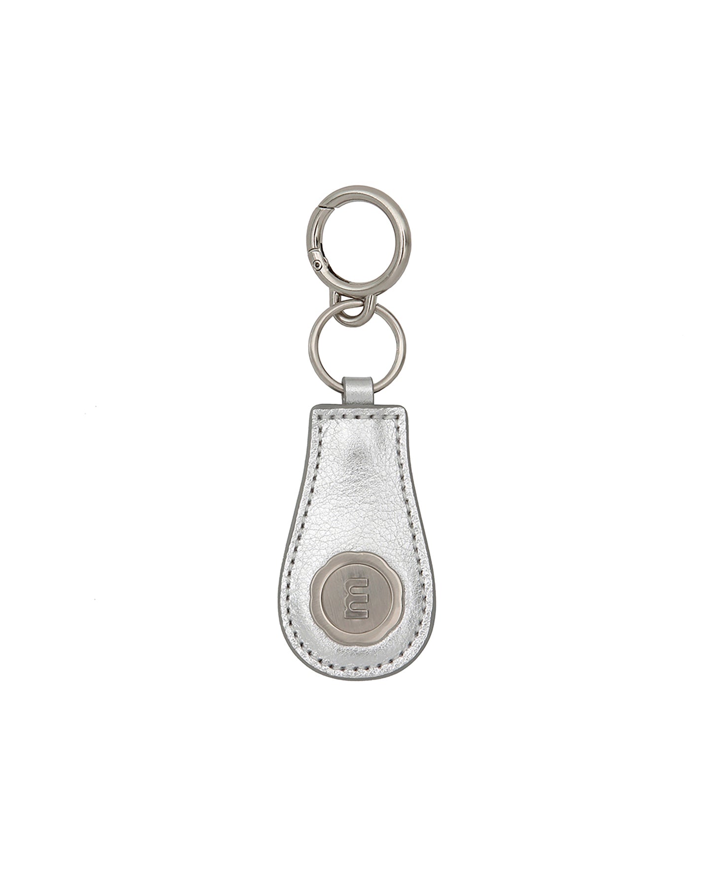 M Silver Logo Keyring